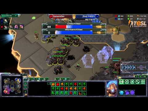 Azubu San (P) vs Gamania Sen (Z) - TESL - Season Two - Elimination Round - G3