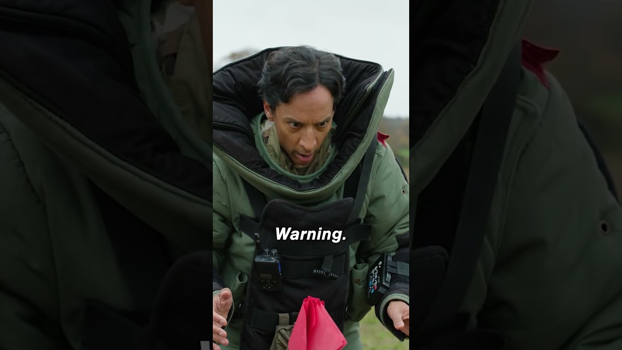 how you DON’T want to discover a landmine 😅 #goingdutch