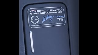 New Supercharged Callaway Corvette E-ray