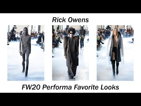Favorite Looks From Rick Owens FW20 Performa Mens
