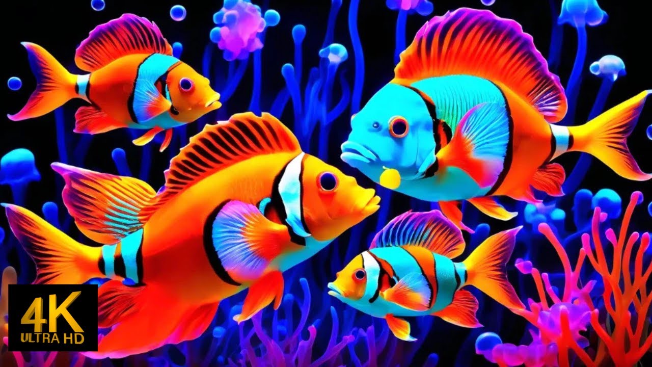 The Best 4K Aquarium - Explore the Stunning World of Sea Jellyfish and Beautiful Coral Reef Fish. #8