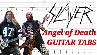 Slayer - Angel Of Death | Rhythm & Lead GUITAR TABS | Cover | Tutorial | Lesson