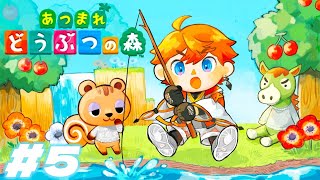 【あつまれ どうぶつの森】昼あつ森！！家の増築と新島民【北見遊征/にじさんじ】