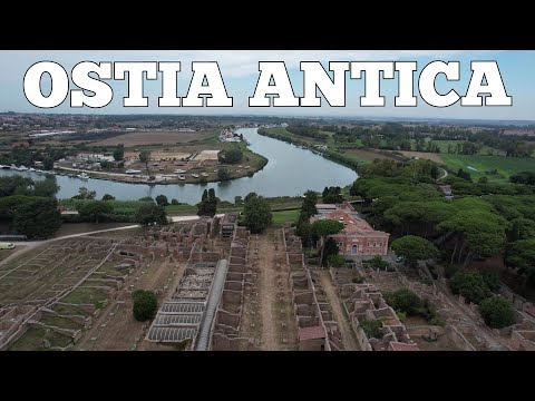 The Capitol: Jupiter Temple in Ostia Antica, #Rome Drone 4K