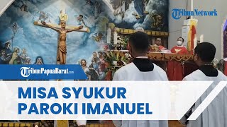 Rayakan Hari Jadi ke-40 Paroki Imanuel, Uskup Hilarion Datus Lega: Allah Sungguh Beserta Kita