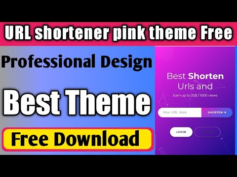 Adlinkfly Pink Theme CSS || URL shortener website || professional design theme AdLinkFly || pink css