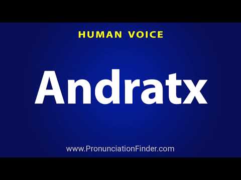 How To Pronounce Andratx