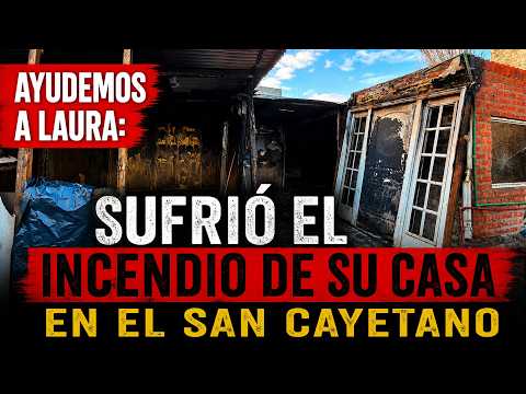 SUFRIÓ el incendio total de su casa en el SAN CAYETANO y busca la ayuda de los comodorenses