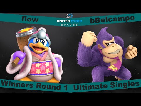 United Cyber Space Weekly #0 Winners Round 1 - flow(King Dedede) Vs bBelcampo(Inkling, Donkey Kong)