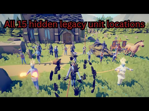 All 15 hidden legacy unit locations | Totally Accurate Battle Simulator