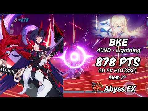 Red Lotus D409: BKE (Lightning) 878 Pts - GD PV HOT(SS0) Klein 3* [Honkai 5.8]