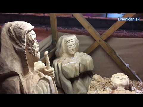 Vianočná výzdoba mesta Sabinov, 4K video