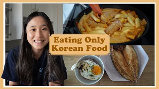 Eating Only Korean Food for a Day