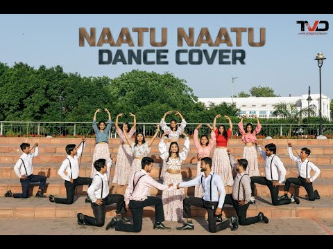 Vivek sahani Naatu naatu Dance cover , I am in a pink shirt doing dance in center 