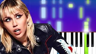 Miley Cyrus - Midnight Sky  Piano Tutorial