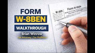 Form W-8BEN Walkthrough: How to Avoid 30% U.S. Withholding Tax
