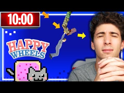 RECORD di ROPE-SWING fatti in 10 MINUTI!! - Happy Wheels [Ep.159]