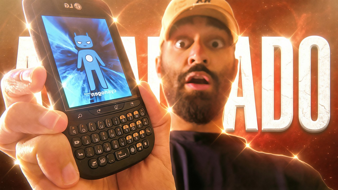 B0MBA 🔥❗️BOTEI ANDROID ATUALIZADO num LG Optimus Pro, e FICOU BIZARRO #tech #lg #customrom #pheuss