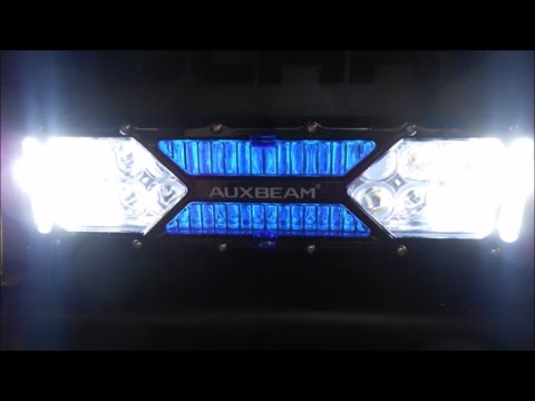 12" Auxbeam X Series LED Light Bar Install "Polaris Ranger 900"