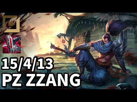 Pz ZZang Yasuo Bot vs Varus - Ranked Challenger - Patch KR 12.15
