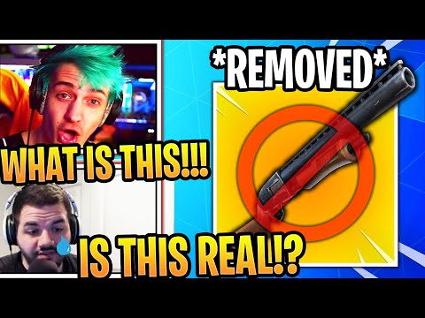 Streamers React to PUMP SHOTGUN *VAULTED* From Fortnite!!!