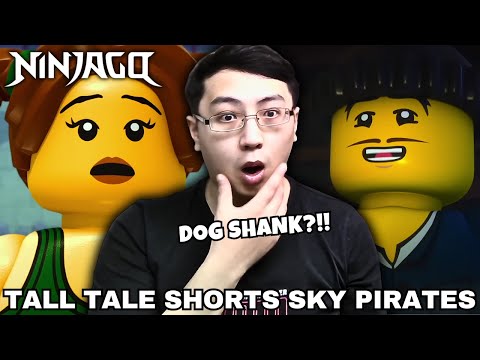 THE CREW?! | FIRST TIME WATCHING LEGO NINJAGO MINI EPISODES 'TALL TALES' FROM SKY PIRATES REACTION