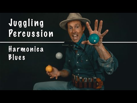 Blues Harmonica with Juggling Percussion - Juzzie Smith