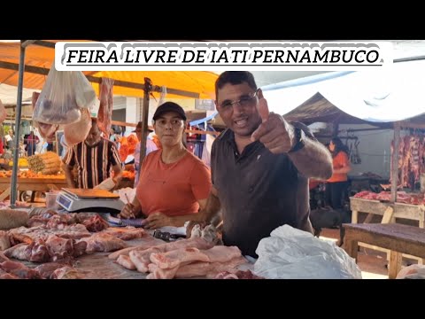 Feira livre de iati Pernambuco no canal coisas do interior de Pernambuco 