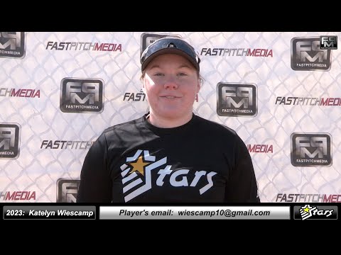 2023 Katelyn Wiescamp First Base Softball Skills Video - Colorado Stars