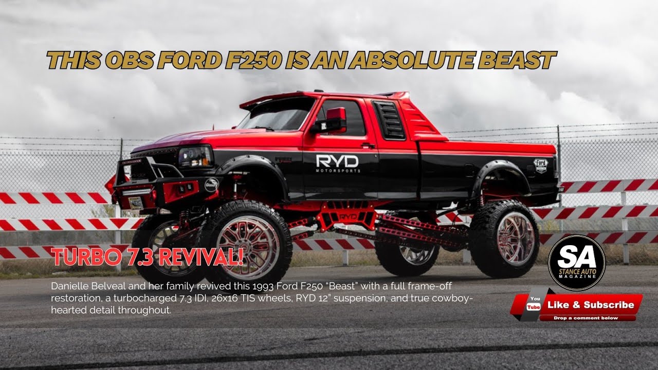 1993 Ford F250 OBS Build | Turbo 7.3 IDI | 26x16 TIS Wheels