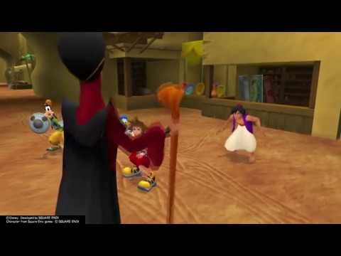 Kingdom Hearts Re:Chain of Memories (PS4) Story Cutscene #26 Jafar's Last Wish