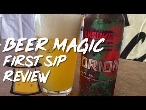 B&M First Sip of Unsung’s Orion