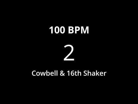 100 BPM METRONOME - COWBELL & SHAKER