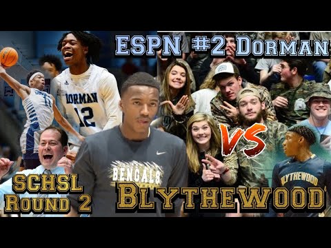SCHSL Playoffs Round 2 | Myles Tate drops 28 ⭐️ | ESPN #2 Dorman Cavaliers vs. Blythewood Bengals