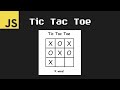 A Game Of TicTacToe Written In JavaScript