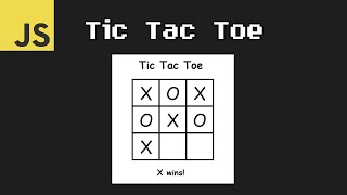 A game of TicTacToe written in JavaScript ⭕