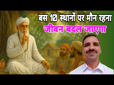 मौन की शक्ति  ।।  संत कबीर की 10 शिक्षा जो आपका जीवन बदल देंगी 