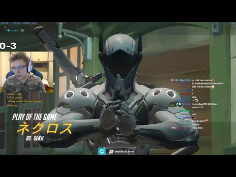 Overwatch Fastest Genji God Necros Predator Of King's Row -POTG-