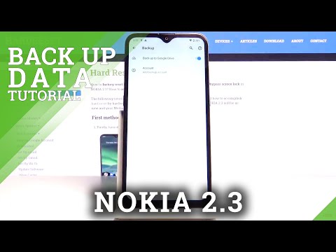 NOKIA 2.3 Back-Up Data – Enable Google Backup