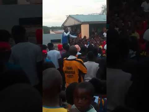 B Rox performing live on the stage