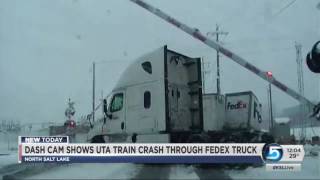A video is released of an accident involving a FrontRunner train and a FedEx truck