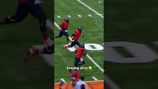 That balance is unreal 🤩 #syracuse #accfootball #collegefootball