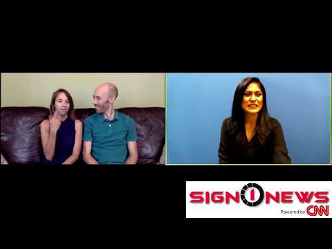 A&E stars of "Deaf Out Loud" with Crystal Cousineau