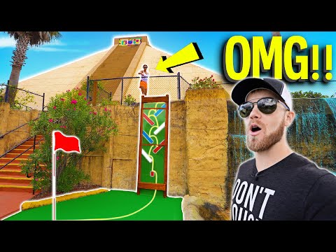 We Have NEVER Seen A Mini Golf Course Do This!