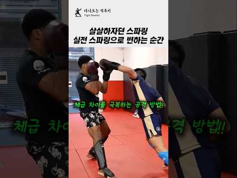 서로 눈빛 변하는 순간 ㄷㄷ 하이리스크 실전 스파링 하이라이트!! #격투기 #무에타이 #킥복싱