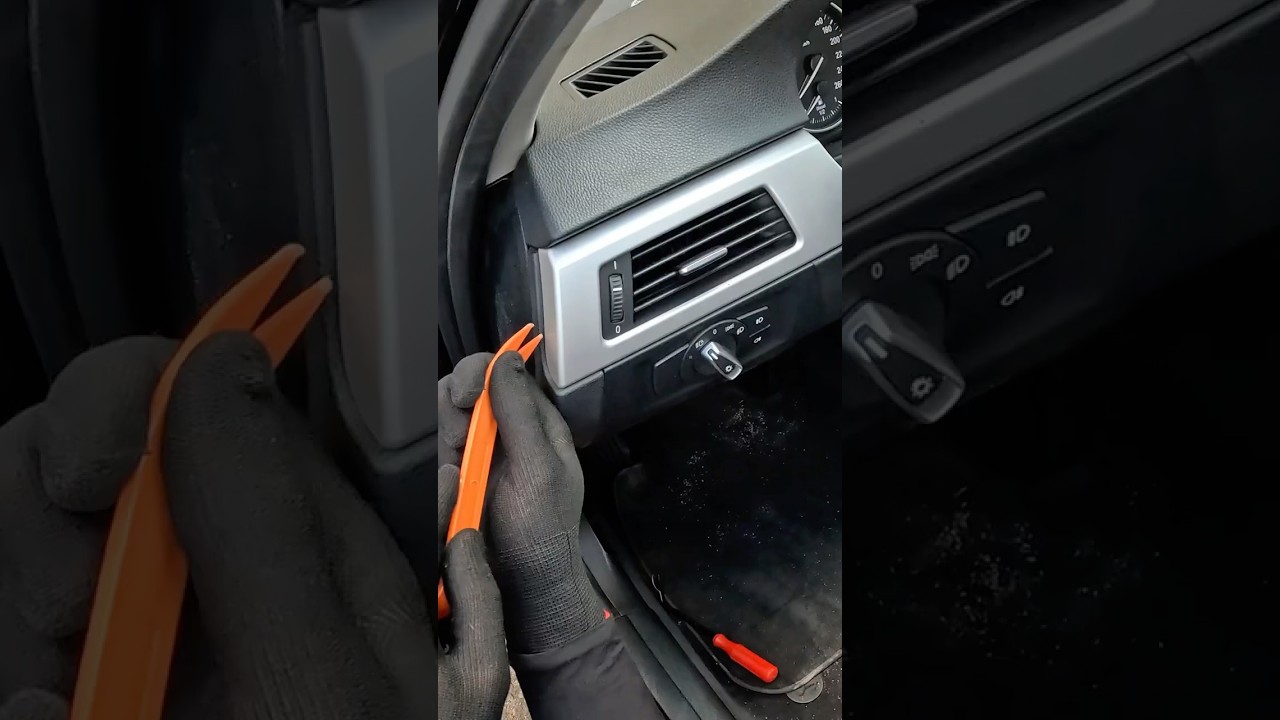 BMW E Series e90/E91 Air Vent Tab/Knob Replacement DIY #bmw #airvent #tab #knob #diy #e90 #e91