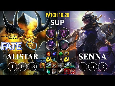IG Fate Alistar vs Senna Sup - KR Patch 10.20