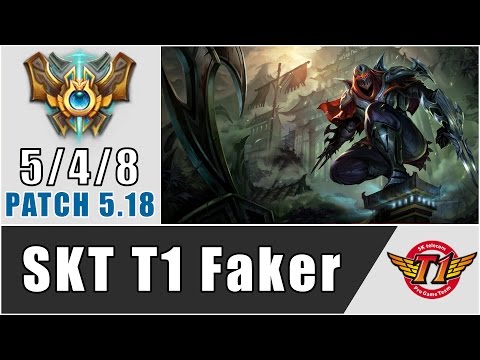 Faker vs Dopa - Zed vs Viktor - Mid - Season 5 - Patch 5.18 - KR SoloQ Challenger