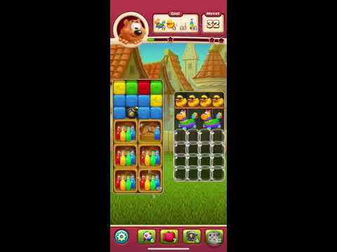 Toon Blast Level 2592 Gameplay - **Newest** 🐻⚔️🏆