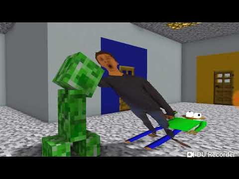 Monster school baldi's basics episode 2 challenge minecraft animation